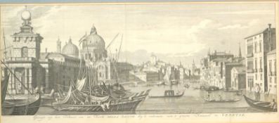 Jacobsz, Caspar Philips: "Mündung des Canal Grande nach Westen", um 1760