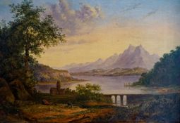 Nasmyth, Alexander: Schottische Ideallandschaft von Loch Lomond
