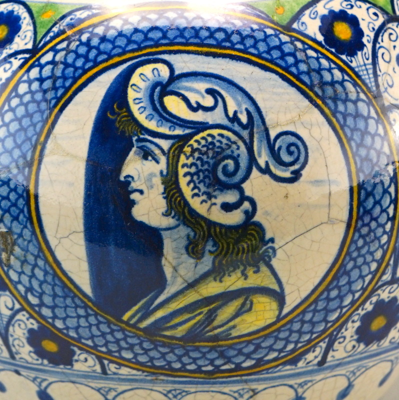 Große Vase mit Renaissanceportrait, Faenza um 1500 - Image 3 of 3