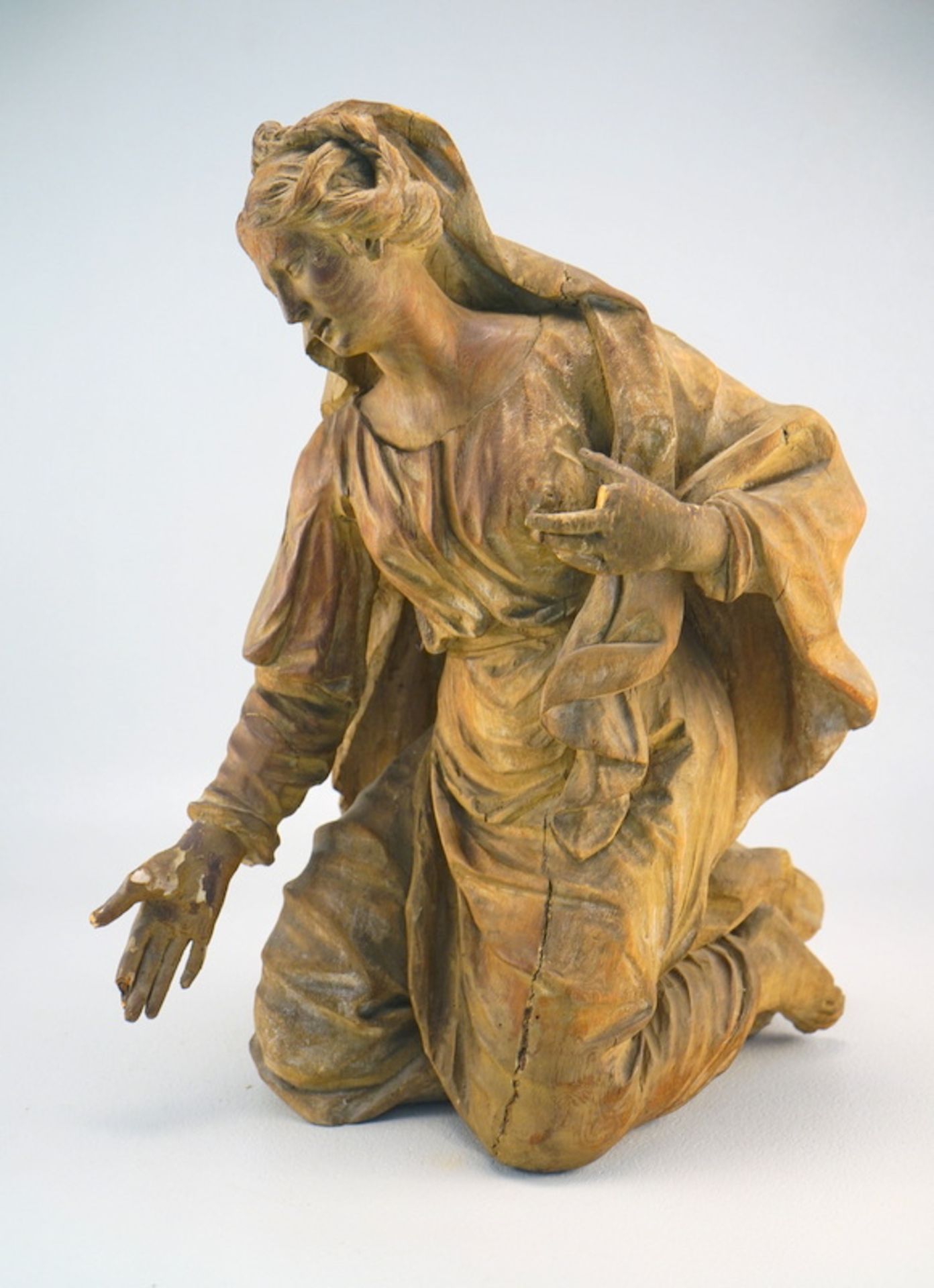 Italienischer Meister: Maria Magdalena am leeren Grab, Norditalien 17. Jhd.
