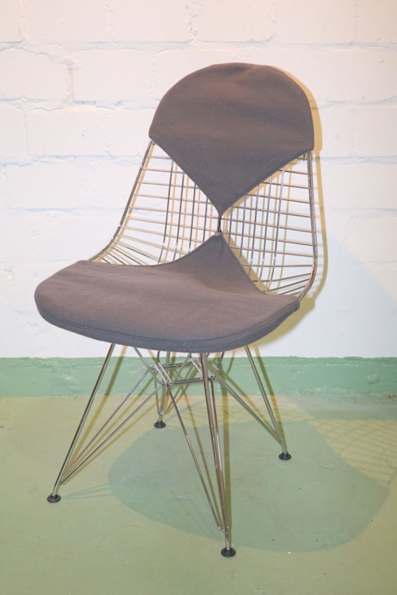 Eames, Charles und Ray: "Wire Chair DKR 2", Entw.1951, Vitra