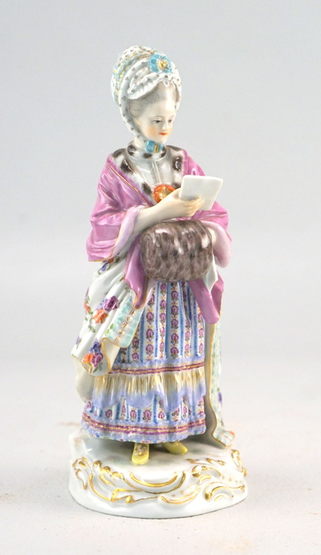 Königl. Meissen: Dame mit Muff, Entw. V. Acier (1771)