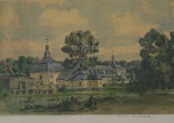 Risse, Caspar: Ansicht von Schloss Wickrath