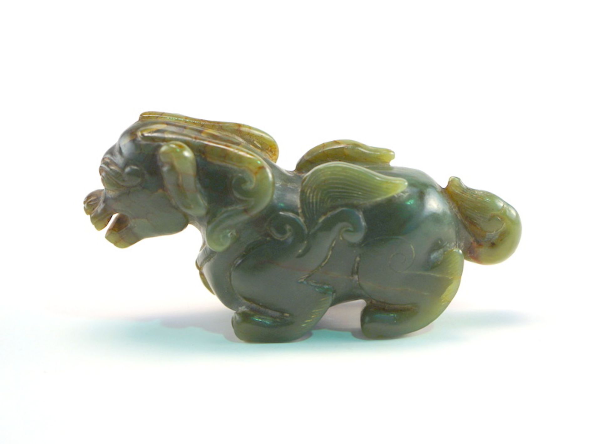 Chinesisches Fabelwesen, Jade - Bild 2 aus 4