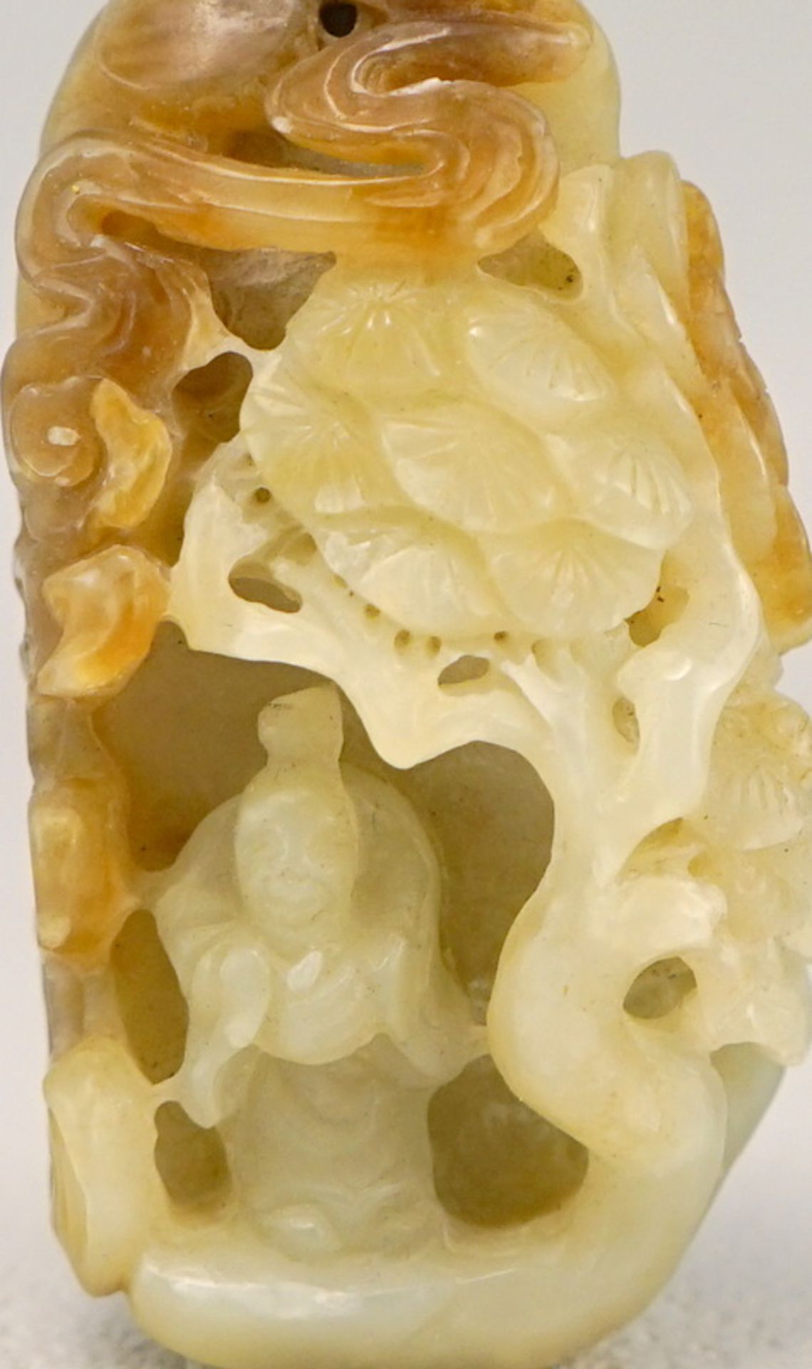 Große Snuff Bottle, Jade, China späte Qing-Dynastie - Bild 4 aus 4