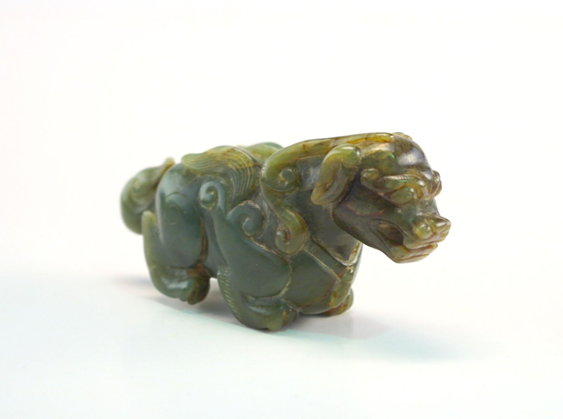 Chinesisches Fabelwesen, Jade - Bild 3 aus 4