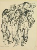 von der Schulenburg, Tisa , recte Elisabeth Gräfin: Lithographie „tanzende Mädchen“ 6 von 60