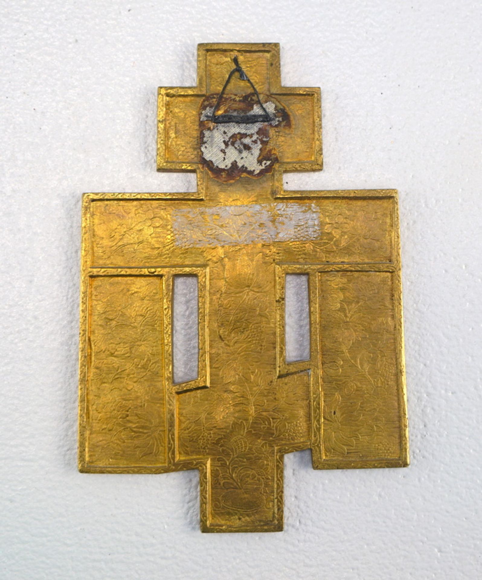 Staurothek-Reise Ikone, byzantinisches Kreuz - Image 2 of 2