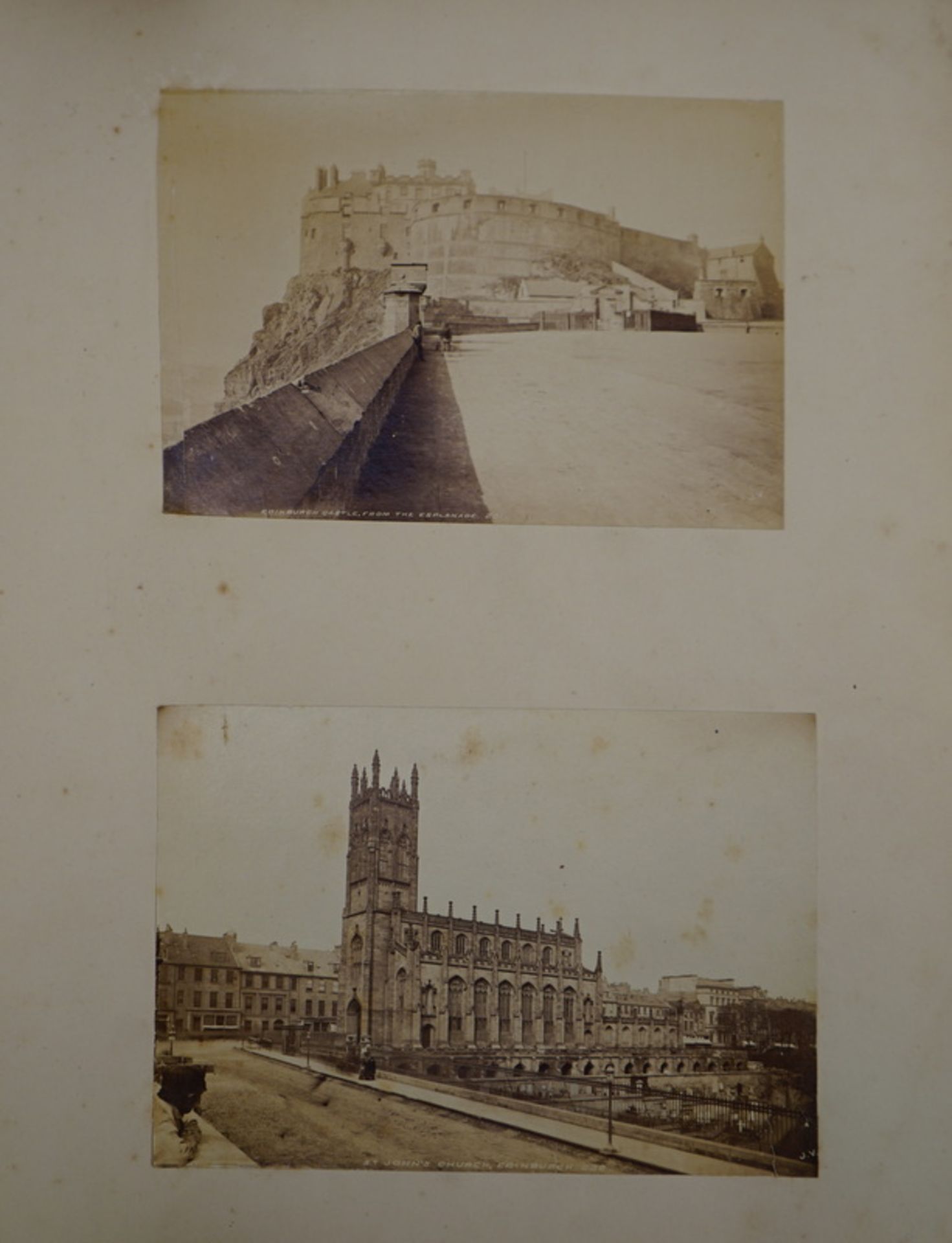 Fotoalbum, England, um 1900, ca. 50 Fotos