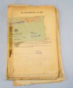 Zahlreiche Dokumente und Verträge der Stadt Köln, gezeichnet K. Adenauer Autographen, 1930er Jahre