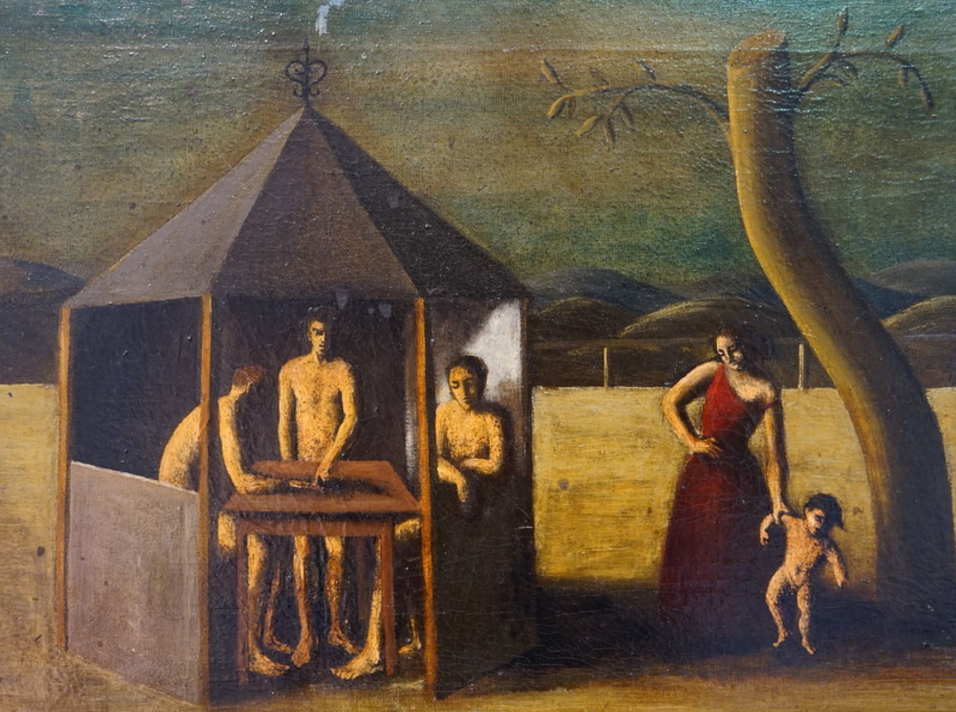 Ende, Edgar: Surrealistische Landschaft, datiert 1925 - Image 5 of 5