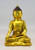 Meditierender Buddha Sakyamuni mit Lotus Blüte