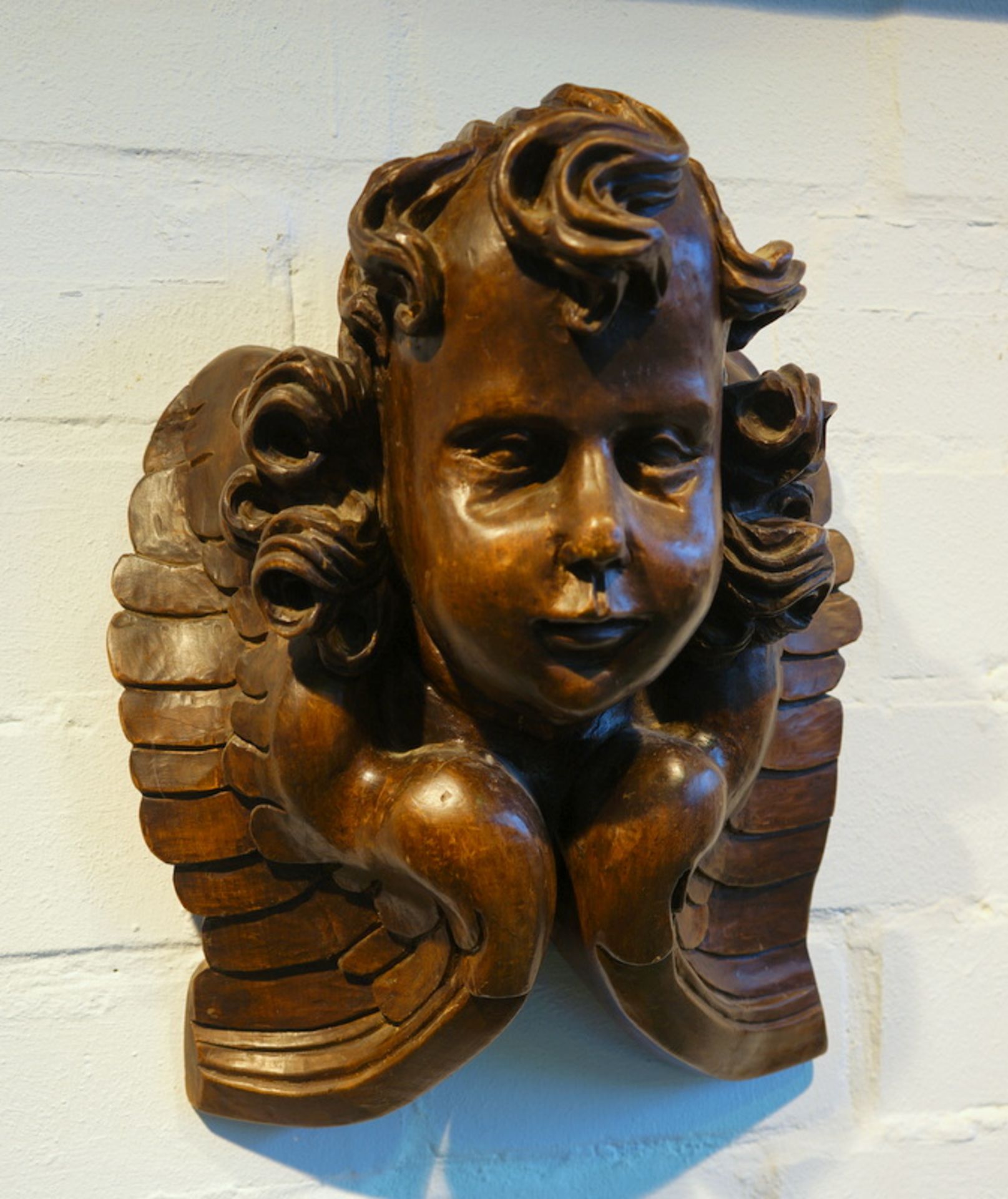 Lebensgroßer Putto, Rheinisch oder Flämisch Ende 19. Jhd.