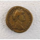 Römische Münze AE Sestertius Antoninus Pius, Bronze