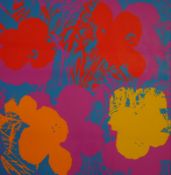 Warhol: "Flower", Farbseriegraphie von Andy Warhol
