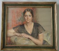 Reusing, Richard Friedrich (Fritz): Elegantes Damen Portrait, 1932.