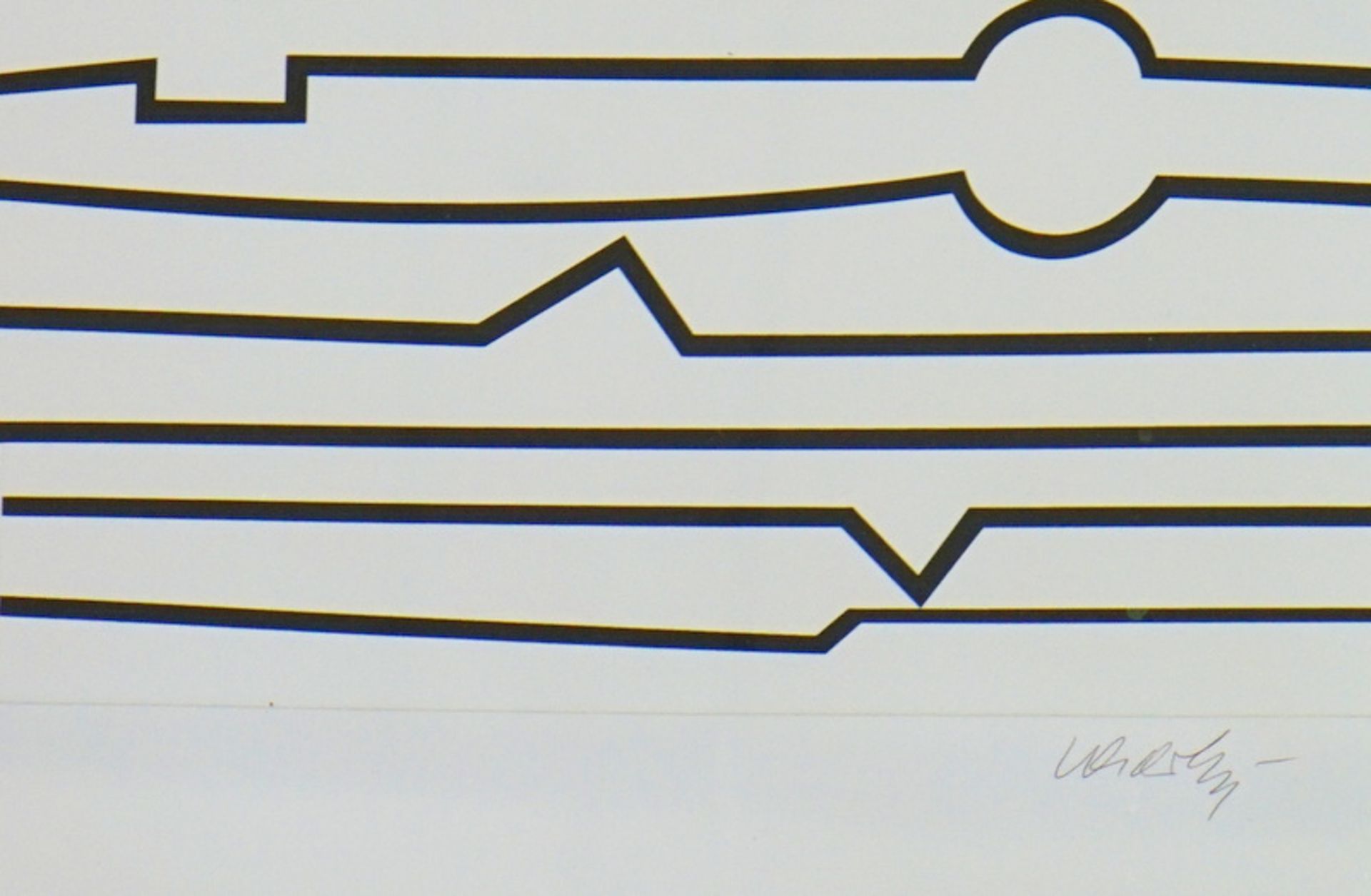 Vasarely, Viktor: Ohne Titel - Aufl. 68/135 - Bild 2 aus 2