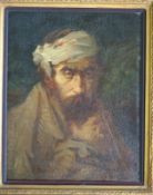 Gericault, Theodore (attr.): Porträt eines Mannes mit Kopfverletzung