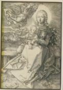 Dürer, Albrecht: Maria wird von einem Engel gekrönt 1520