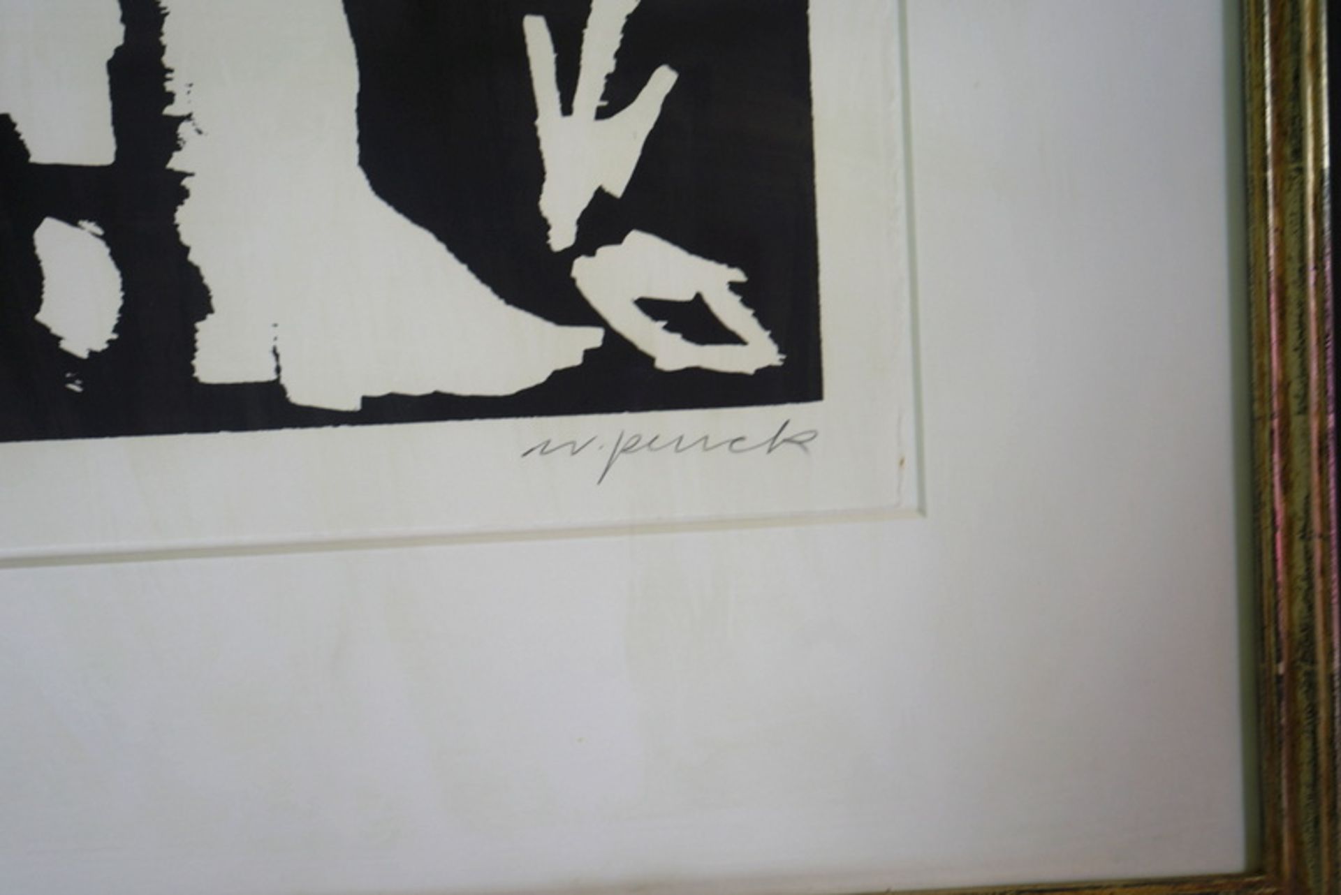 A.R. Penck: Ohne Titel (Jäger), Serigraphie, 80/90er - Bild 3 aus 4
