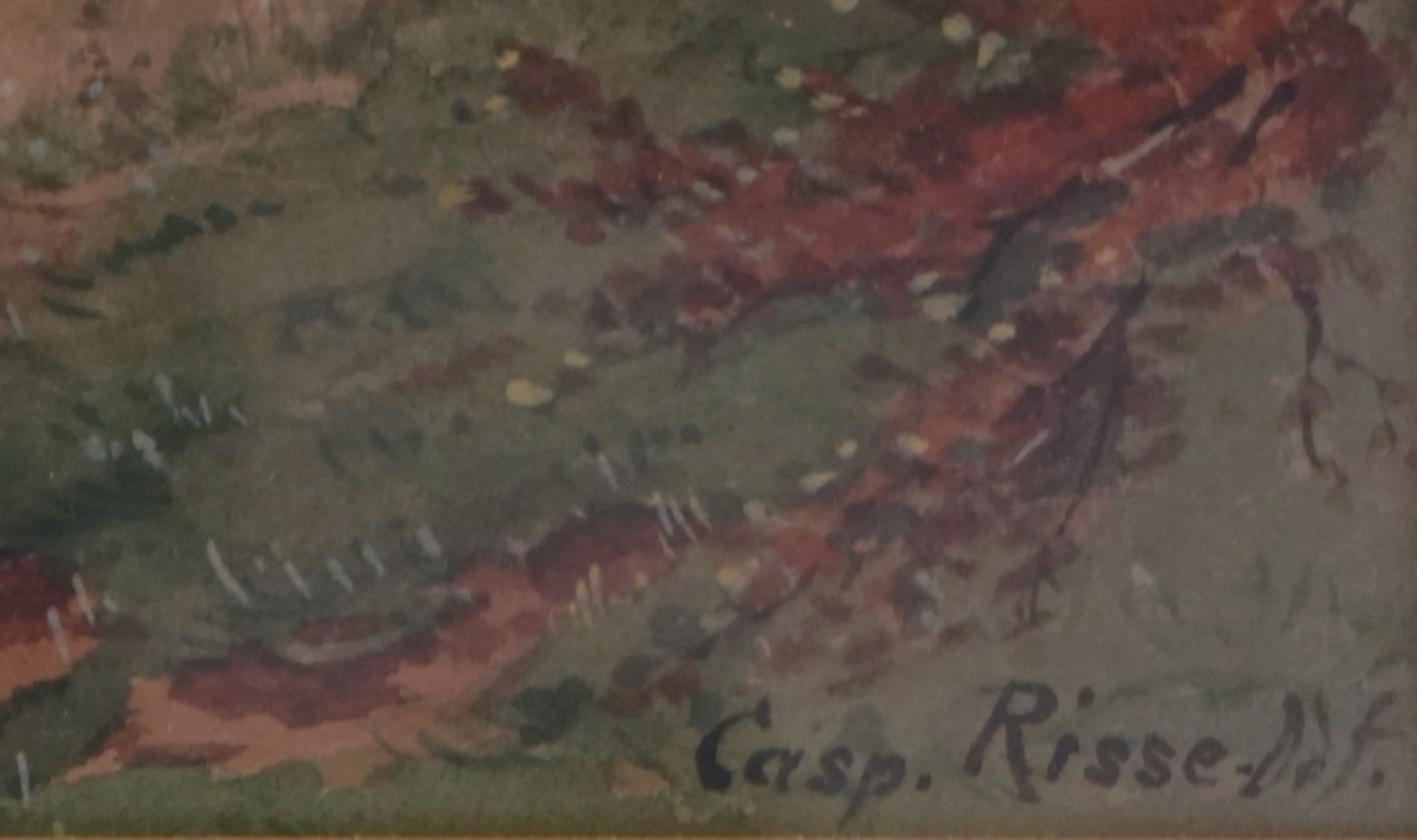 Risse, Caspar: Ansicht eines Rittergutes im Sauerland - Bild 2 aus 2