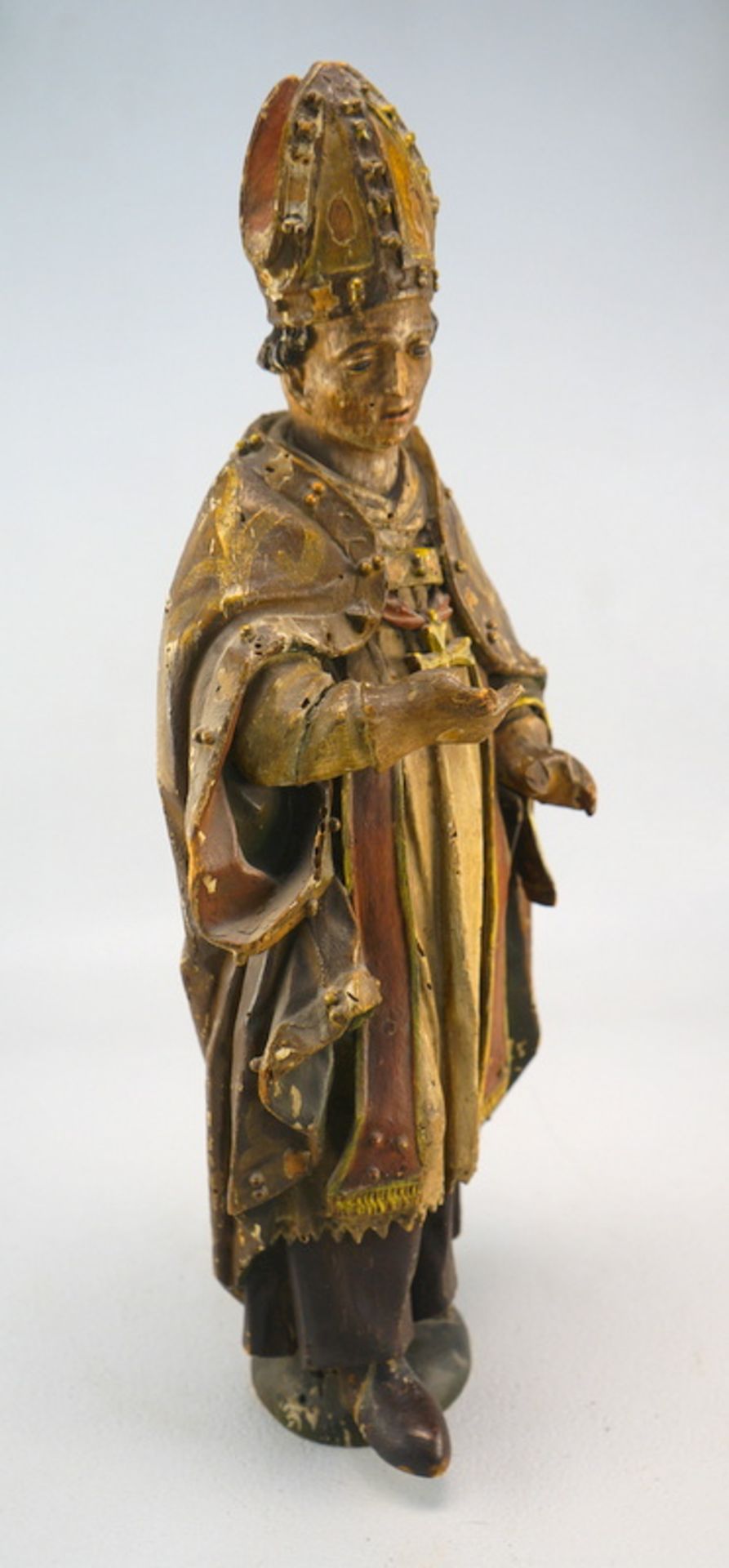 Holzfigur, Bischof, 18. Jhd. - Bild 3 aus 4