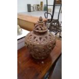 Ceramic garden vase