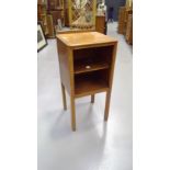 An oak bedside cabinet Height 76cm width 36cm depth 34cm