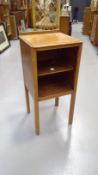 An oak bedside cabinet Height 76cm width 36cm depth 34cm