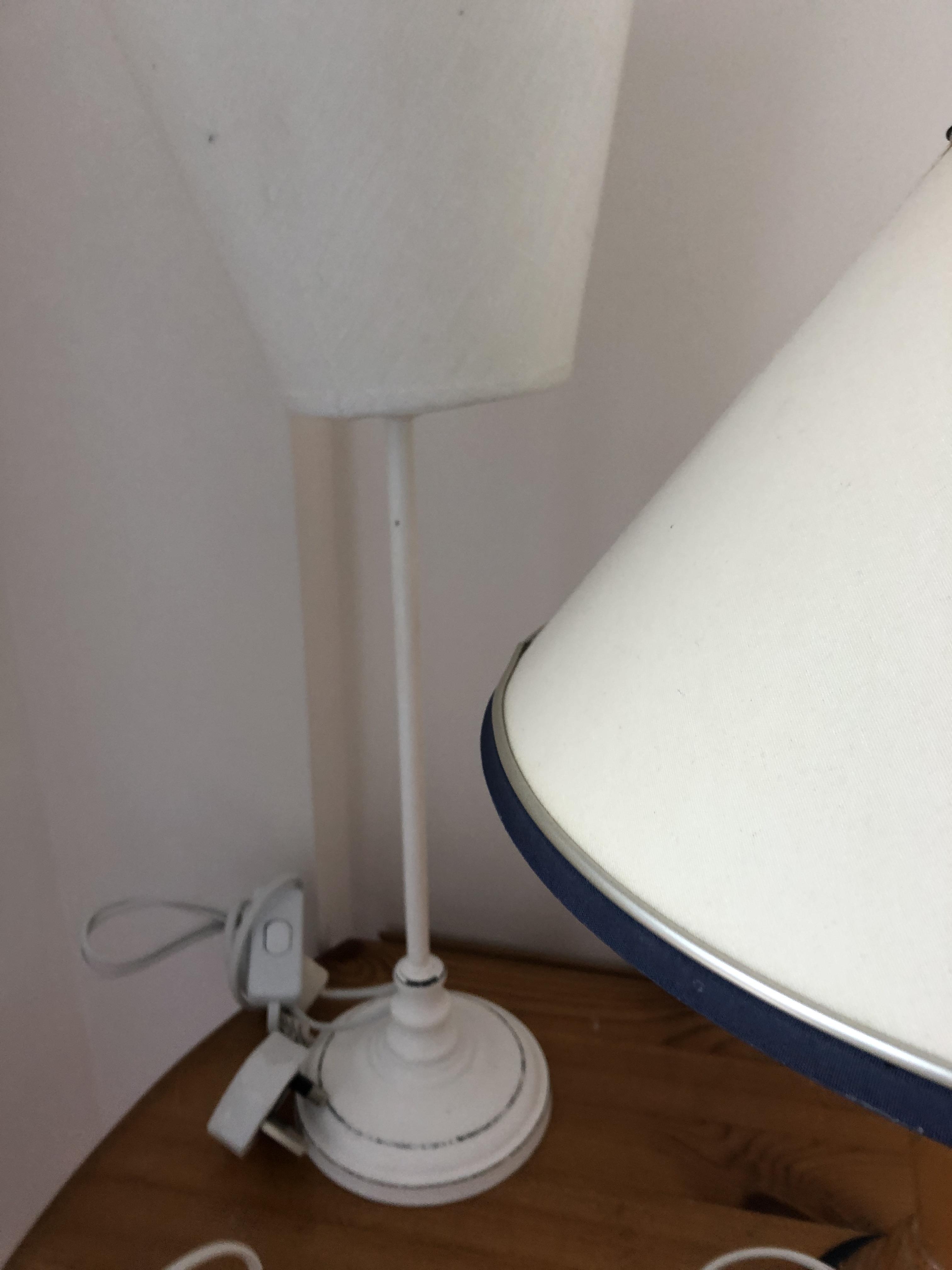 Pair of table lamps and another. - Image 2 of 2