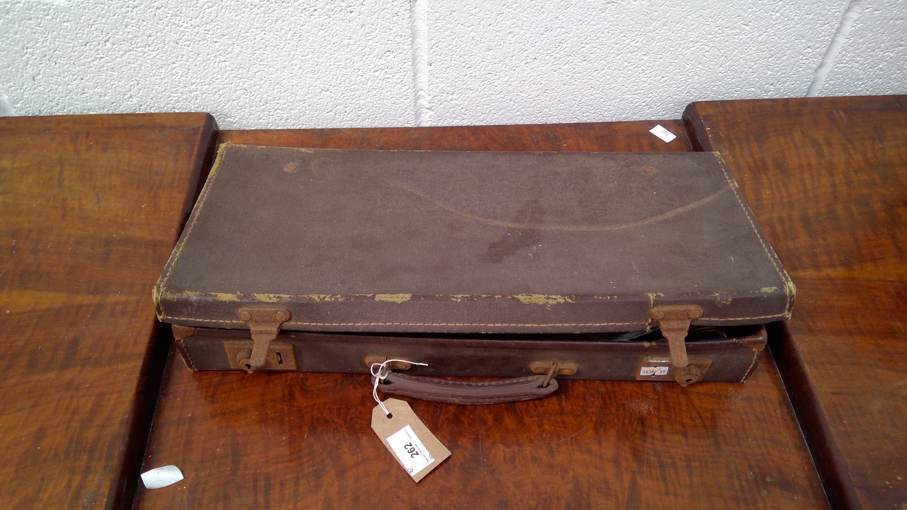A masonic suitcase containing regalia. - Image 2 of 3