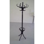 Coat and hat stand.