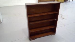 Herbet E Gibbs open bookshelf height 106.5cm width 91cm depth 21.5cm