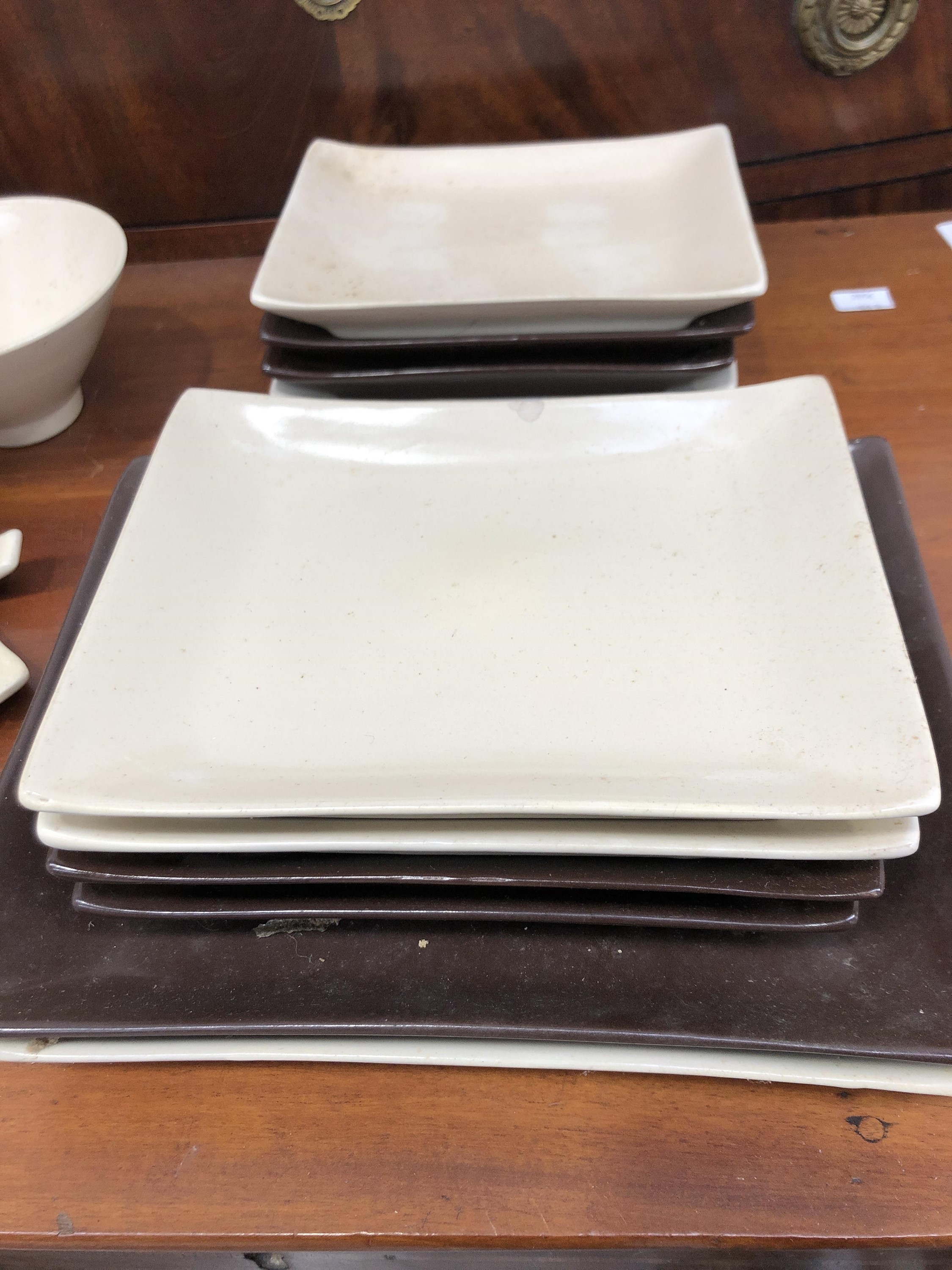 Ethos Asian ceramic dining set, comprising eight bowls, eight chopstick rests, eight plates, six - Image 3 of 3