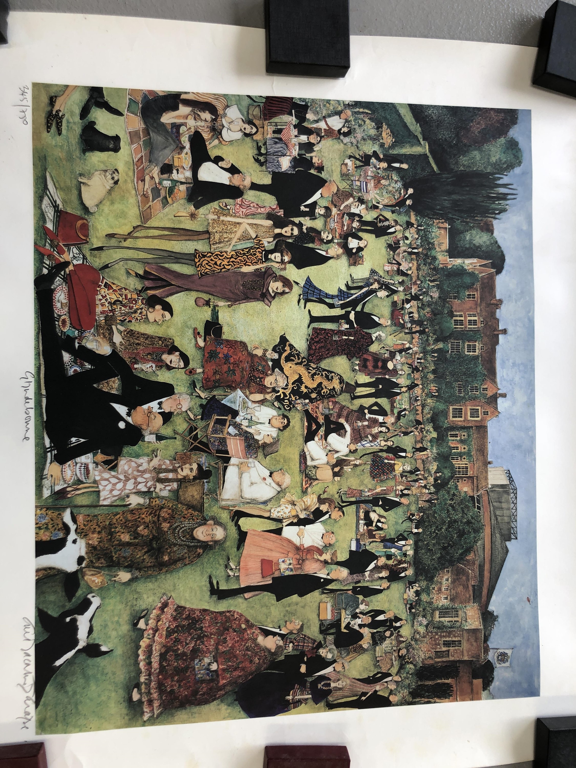 Selection of posters and prints including Sue MCCARTNEY-SNAPE "Glyndebourne" 345/750 signed in