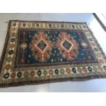 A Turkish rug 250cm x 293cm.