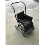 Vintage childs folding pushchair