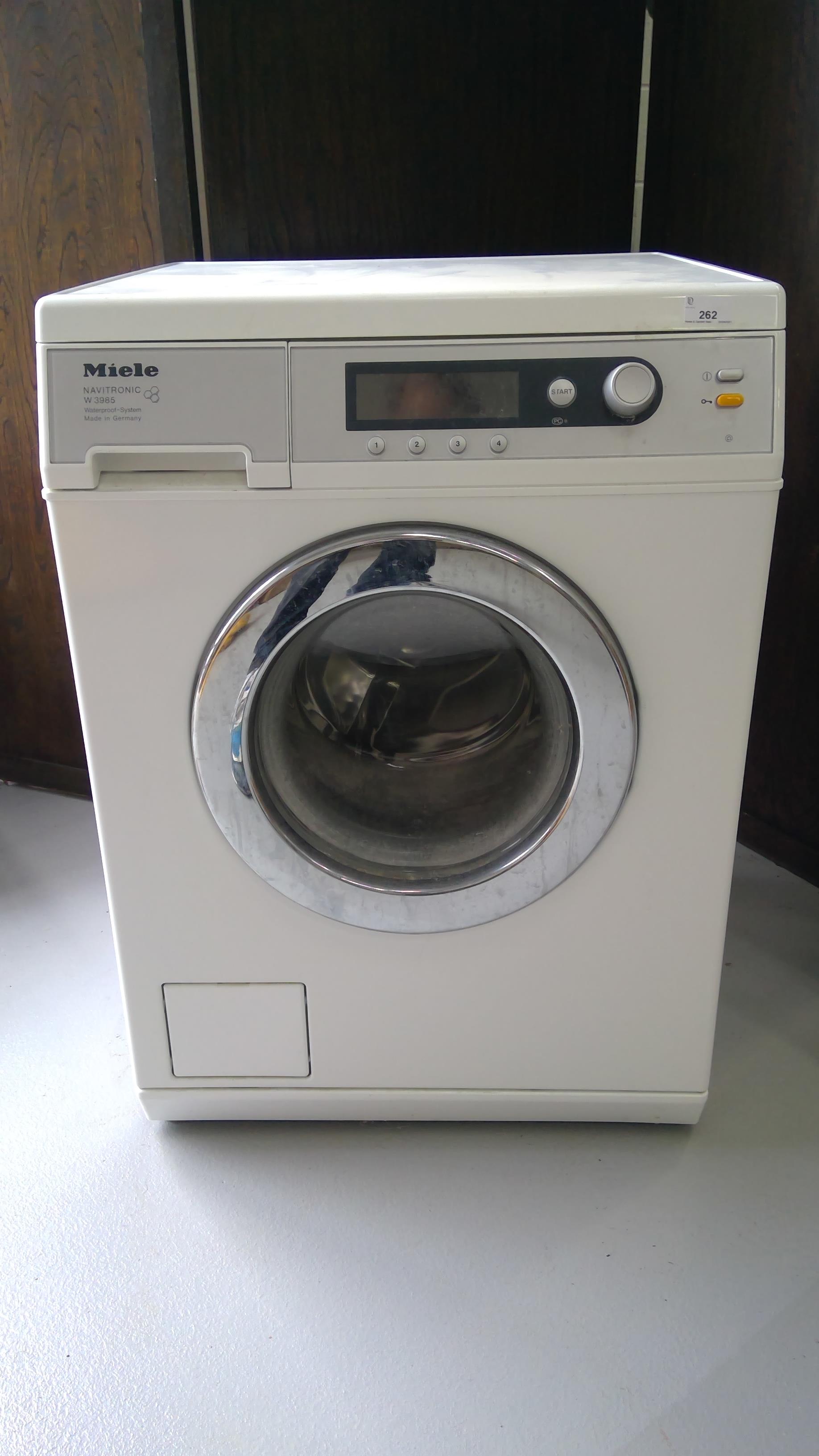 Miele Navitronic W3985 washing machine.