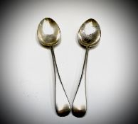 A pair of Old English pattern tablespoons by Walker & Hall (John Edward Bingham) Sheffield 1891 4.