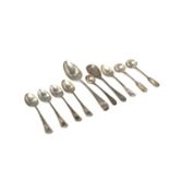 Eight silver spoon 4.9oz (10) UK Postage: £19.56