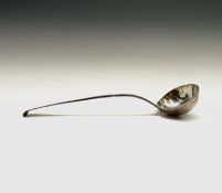 An Old English pattern silver soup ladle by William Eaton London 1827 7.40Oz UK Postage: £19.56