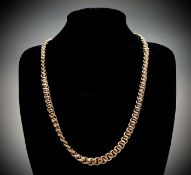 A substantial 9ct gold chain, 63.8gm. Condition: Excellent condition. UK Postage: £20.64