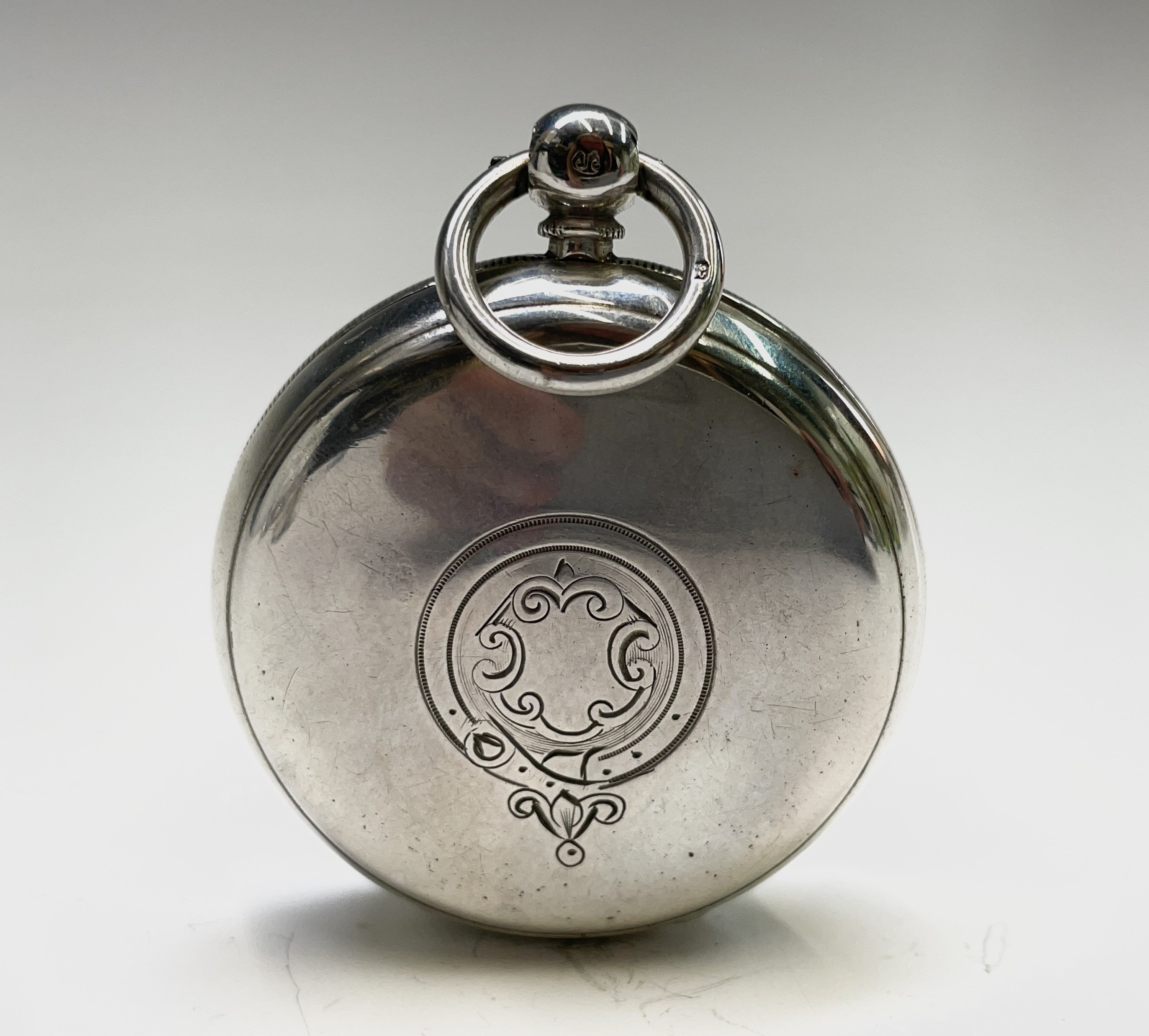 An English fusee silver pocket watch, movement no. 14743. Chester 1873, 53.5mm. Phillip Wadsworth. - Image 17 of 19