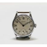 A Grana A.T.P. watch in nickel-plated case Diameter 31.64mm the 15 jewel movement numbered K.F.