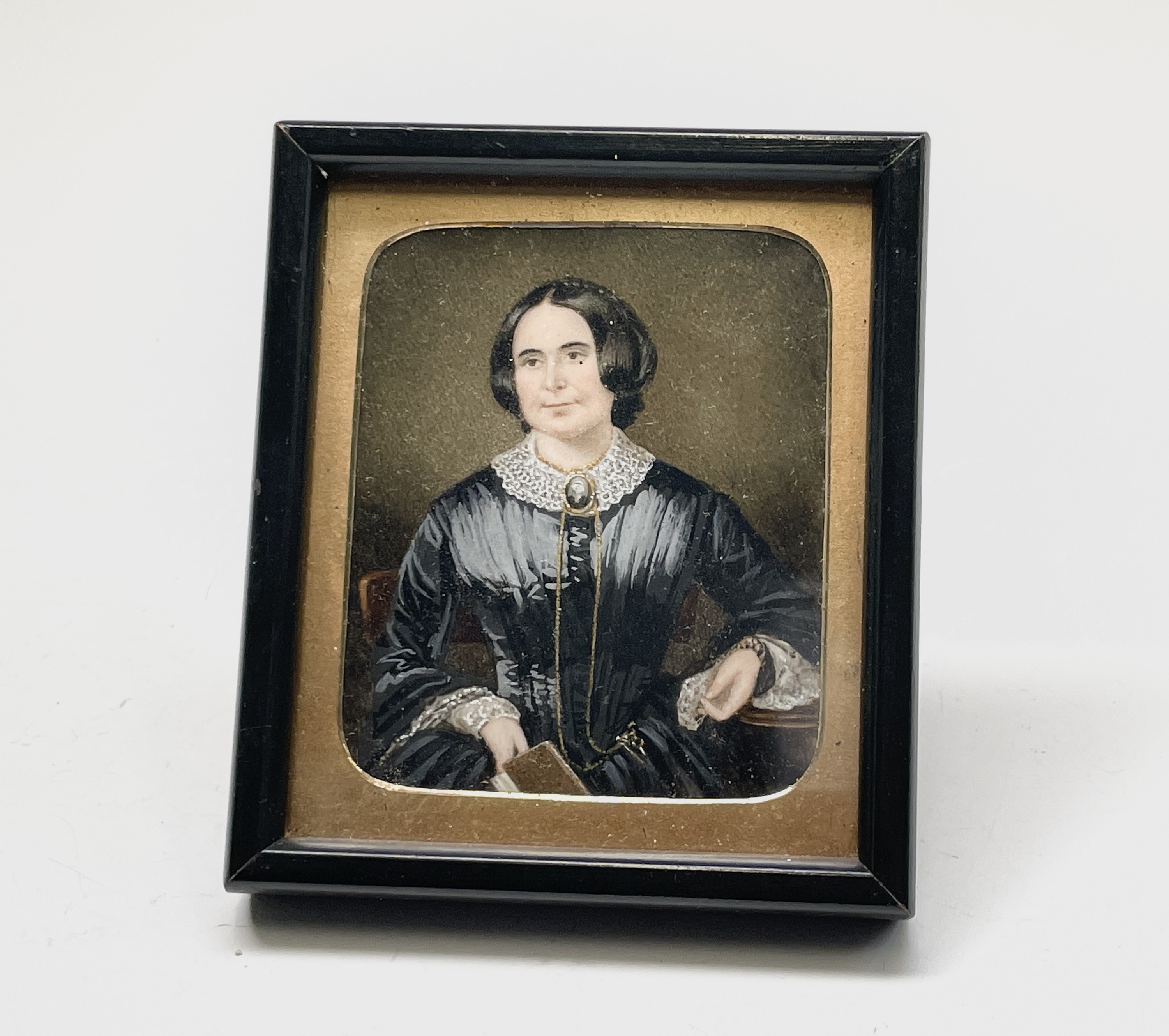 Five various miniatures and a frame Condition: See images for condition but none is in poor state. - Image 6 of 18