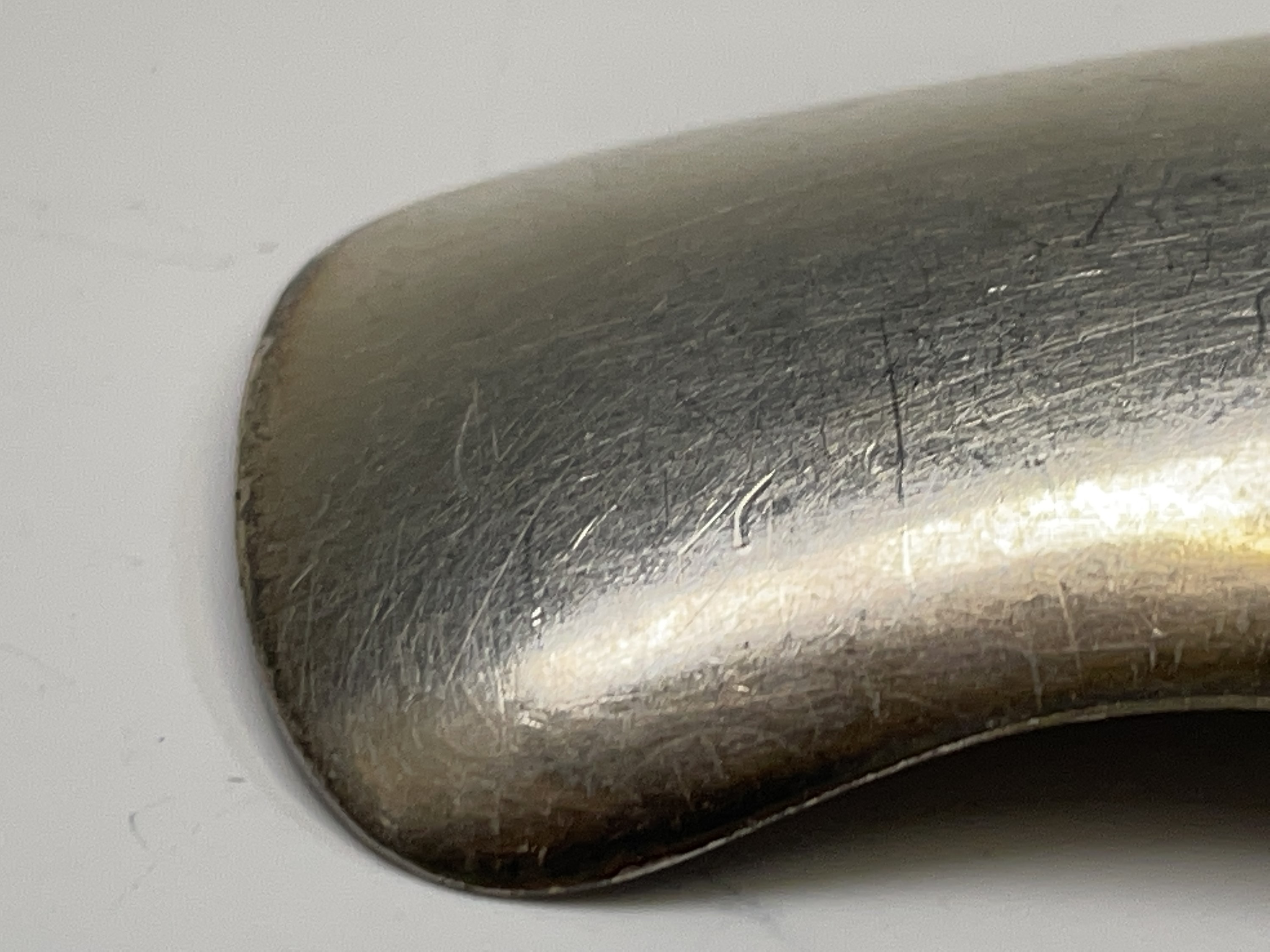 Six sugar shovel spoons. Stamped 'silver' 164.3 gm. Condition: Tarnishing, no serious condition - Image 9 of 10