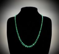 Emerald bead necklace UK Postage: £15.04