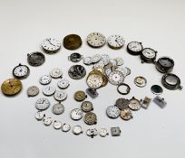 Silver cased watches, numerous movements and dials including gold. Phillip Wadsworth. Died 2020