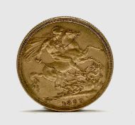 A full sovereign 1889 UK Postage: £15.04