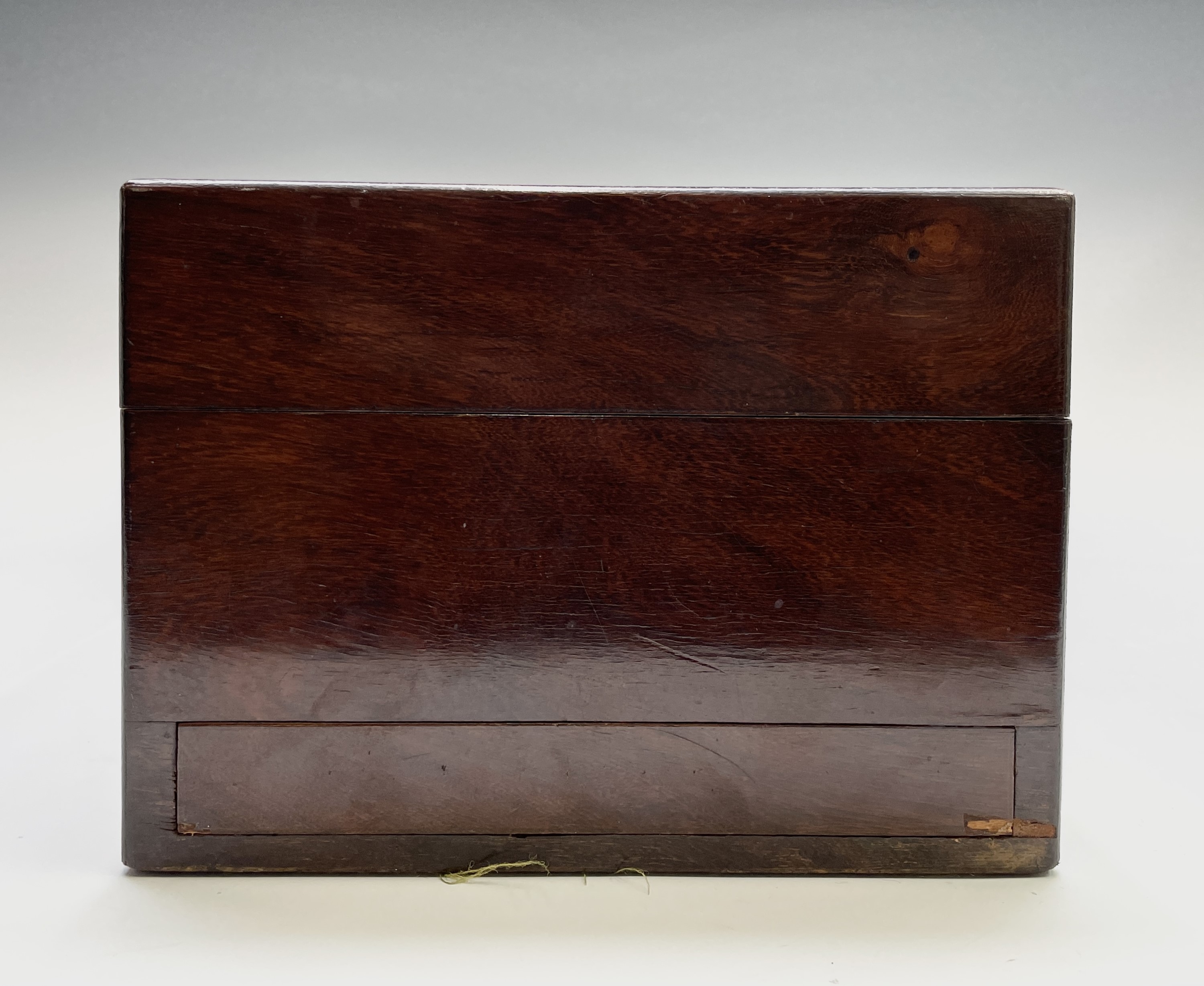 A Victorian rosewood veneered toilet case with the retailer's label of Gale & Lawday, Liverpool & - Image 10 of 22